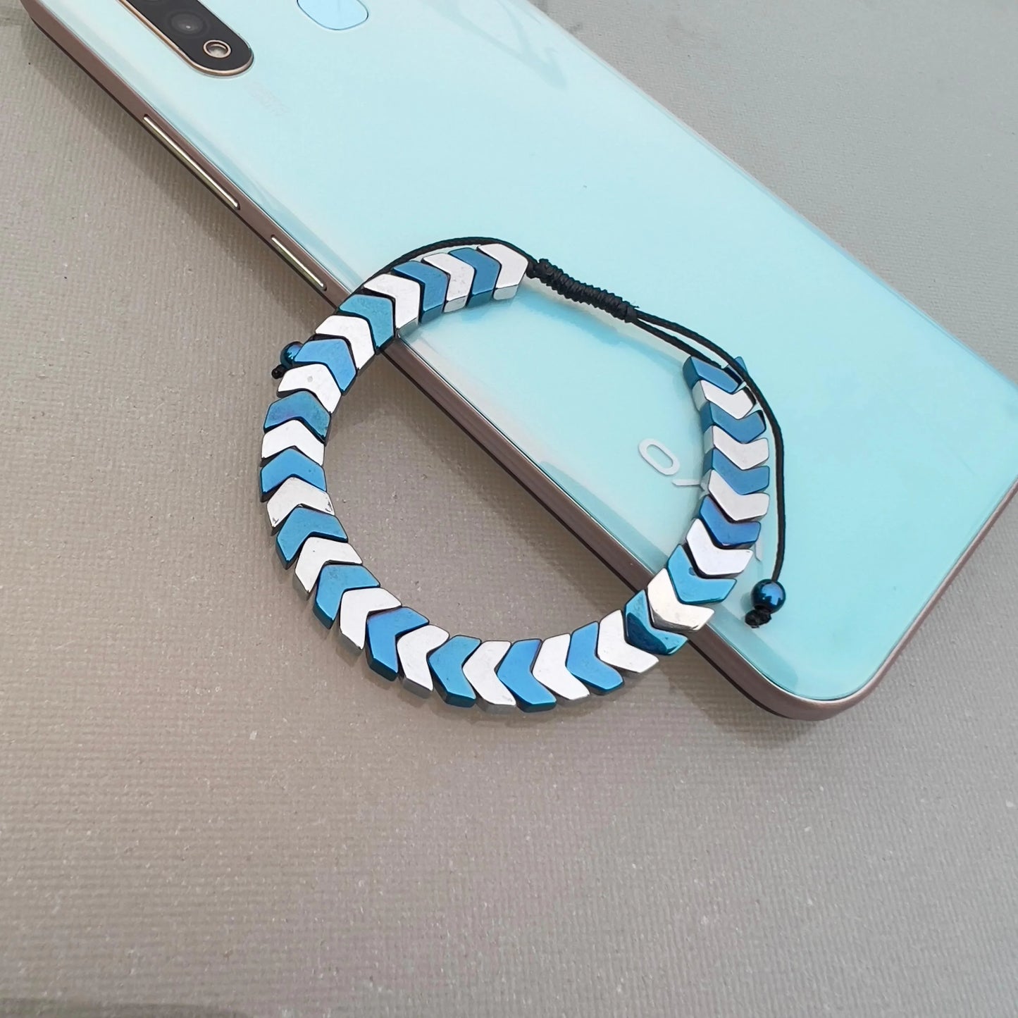 BLUE ARROW BRACELET