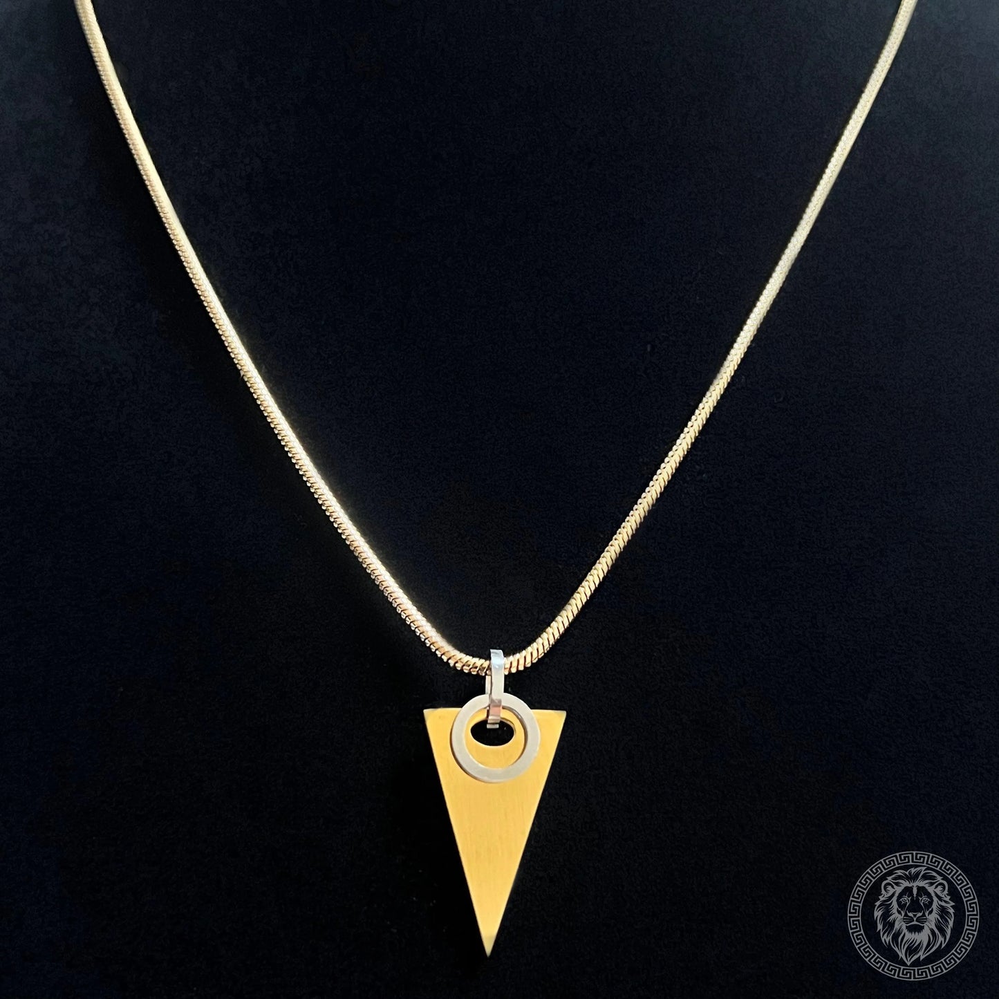 Golden Triangle Arrow Pendant - Stylex
