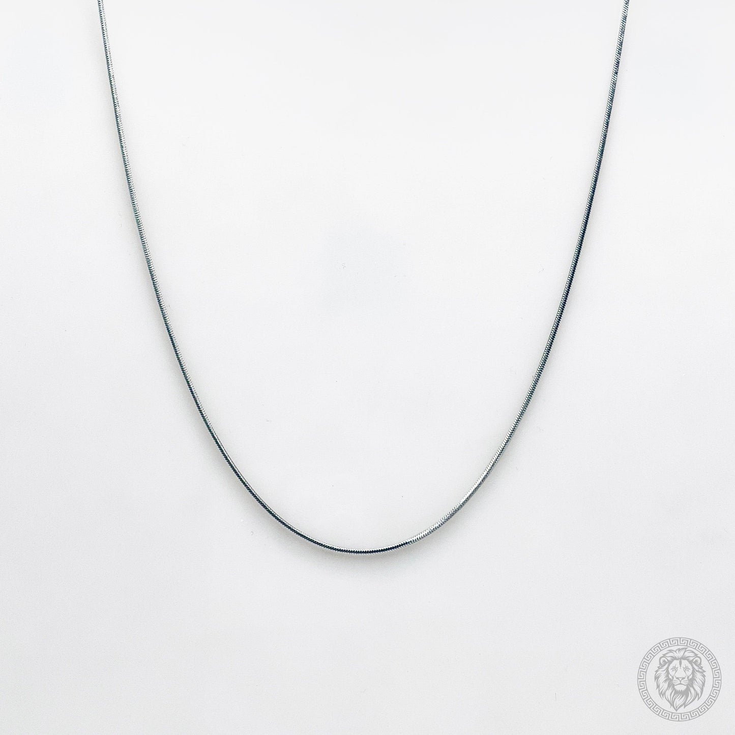 1mm Thin Round Silver Chain